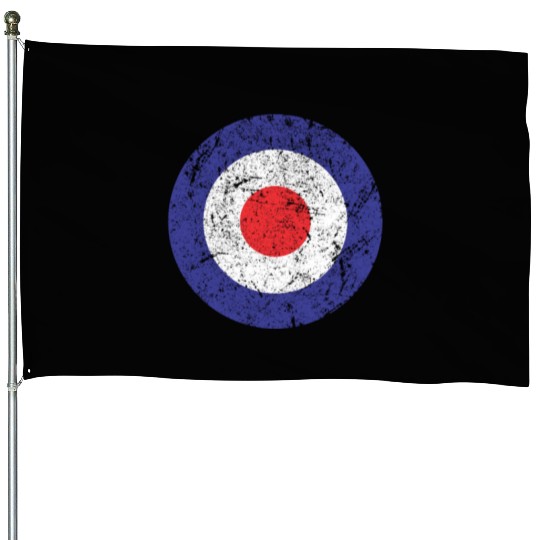 Royal Air Force World War II Spitfire Logo Retro House Flags