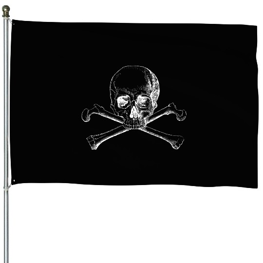 Skull and Crossbones House Flags