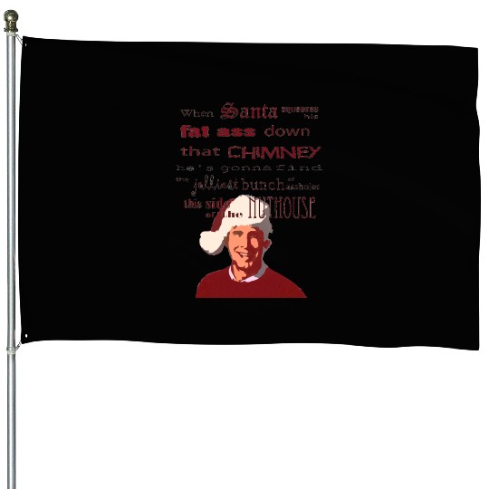 Clark Griswold House Flags