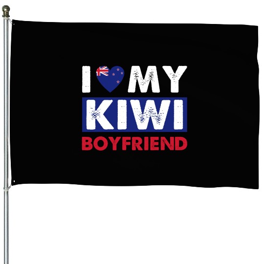 Kiwi Boyfriend Love House Flags
