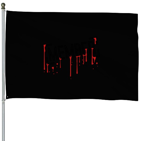 blood drop graffiti community stamp team crew frie House Flags