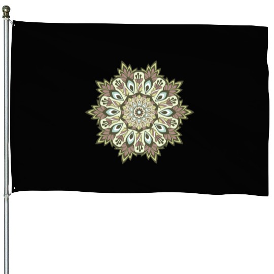 Mandala House Flags