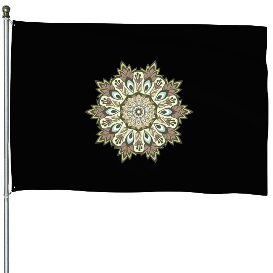Mandala House Flags