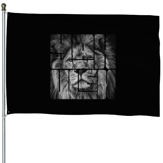 Yahweh (YHWH) Lion House Flags