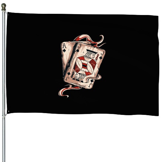 Blackjack Gift Playing Cards Casino Gambling Gift House Flags