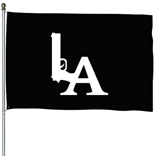 LA Dodgers Gun Los Angeles Hollywood California House Flags