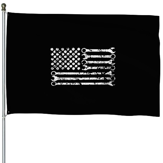 auto mechanic usa House Flags