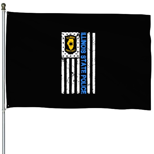 ILLINOIS STATE POLICE House Flags