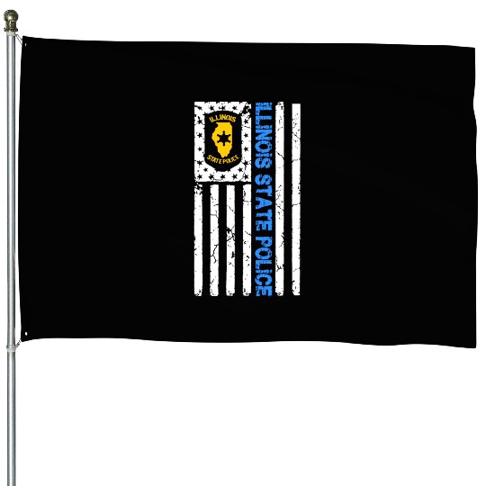 ILLINOIS STATE POLICE House Flags