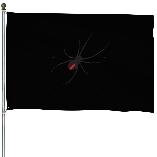product Black Widow Spider Insect Lover Gifts House Flags