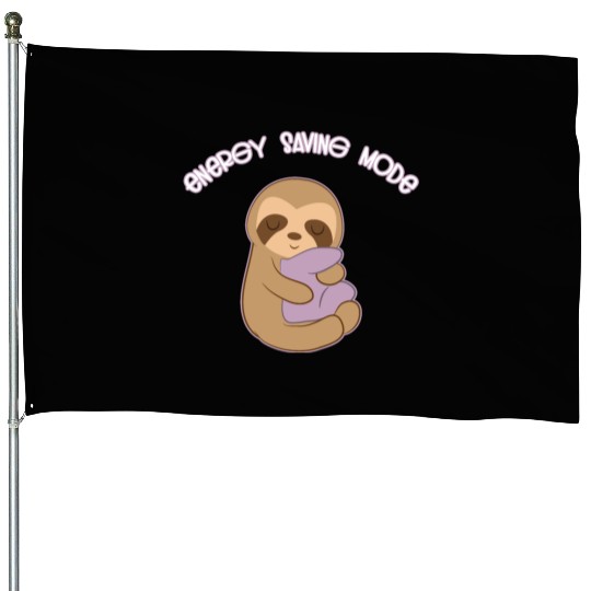 Sloth Animal House Flags
