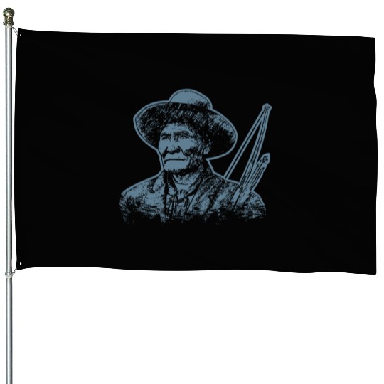 Geronimo Apache Native American Indian Warrior House Flags