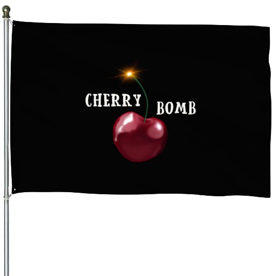 Cherry bomb big House Flags