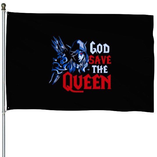 World of Warcraft Sylvanas Windrunner God Save The House Flags