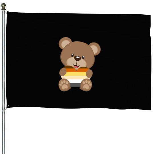 Teddy Bear LGBT Gay Pride Cartoon CSD Fetish House Flags