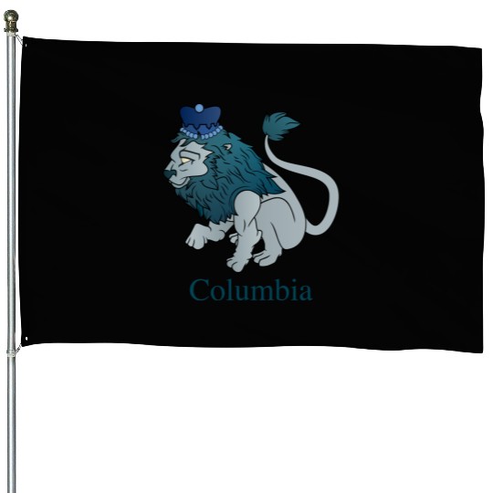 Columbia University Lion House Flags