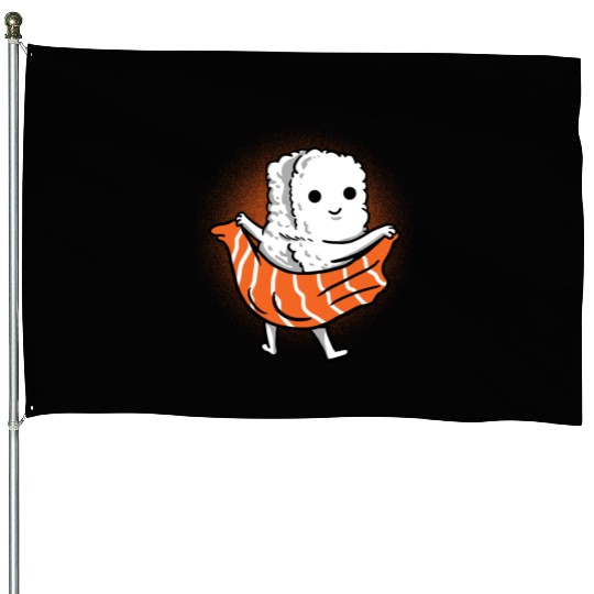 Sushi towel wipe gift House Flags