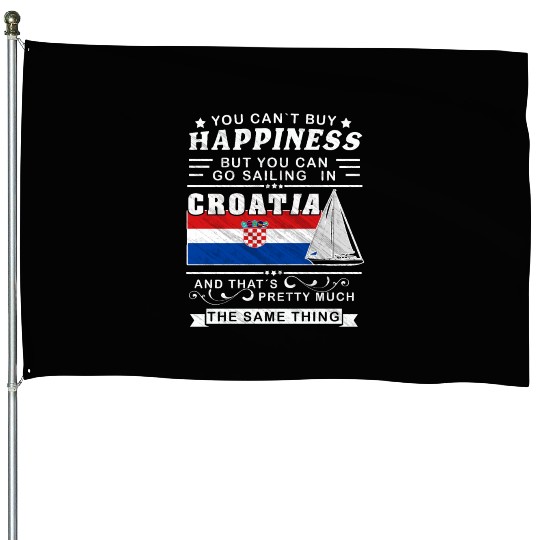 Croatia sailing, sailing ship Mediterranean gift House Flags