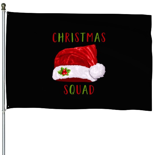 christmas squad House Flags