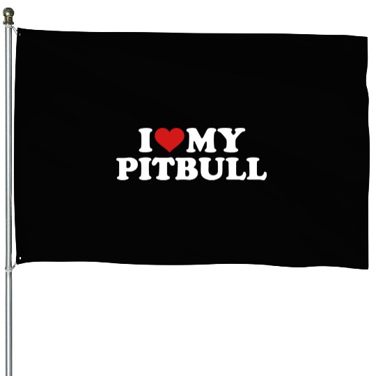 Pitbull House Flags