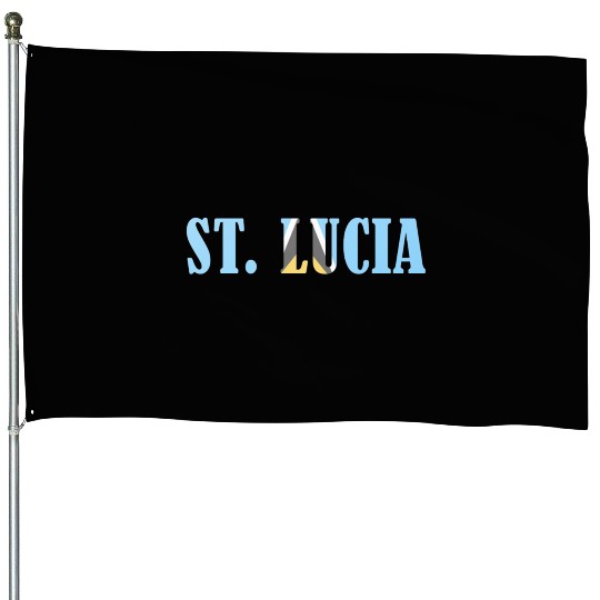 St Lucia flag House Flags