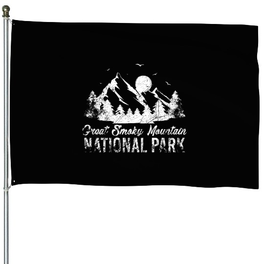 Great Smoky Mountain National Park US Vintage House Flags