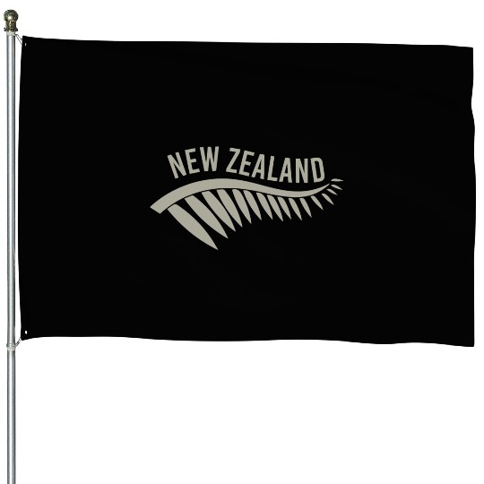 Maori New Zealand Silver Fern T Tattoo Gift House Flags