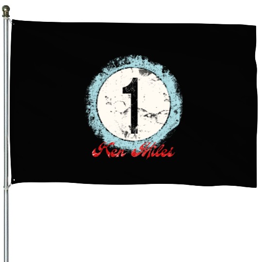 Ken Miles Rugged Number House Flags