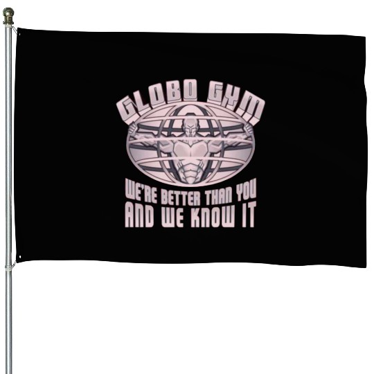 globo gym costume House Flags