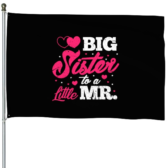 Big Sister To A Little Mr. House Flags