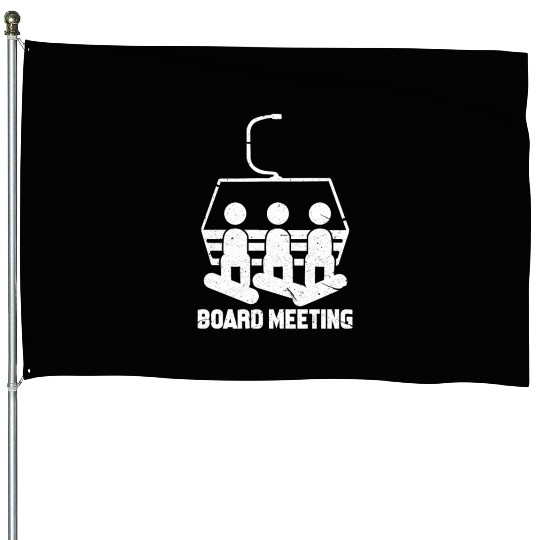 Snowboarding Board Meeting House Flags