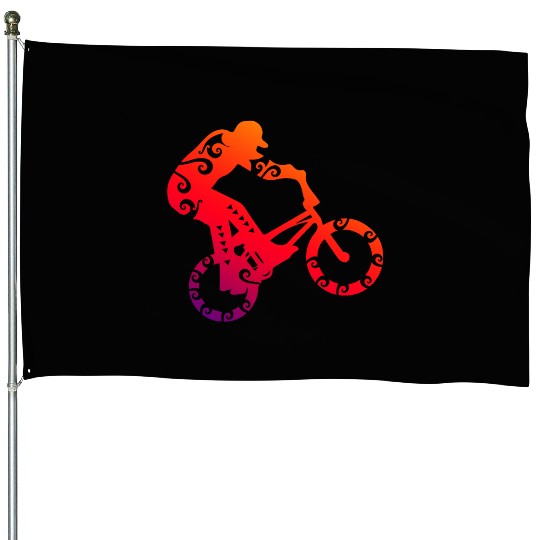Maori BMX Bike Motocross T Tattoo Gift Idea House Flags