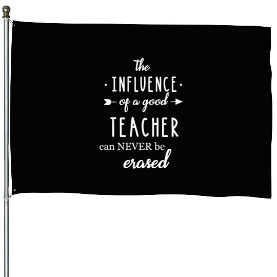Teacher Appreciation Day House Flags Gift Cute & Funny