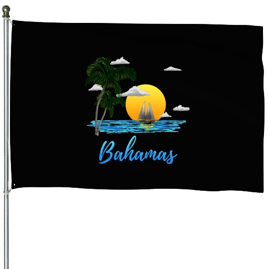 Bahamas Vacation Sailing House Flags