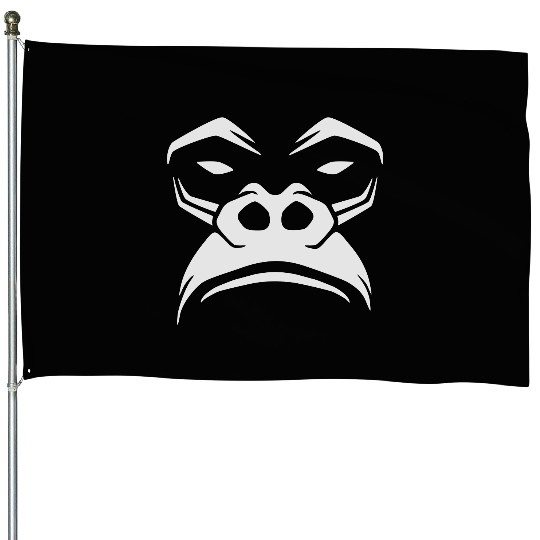 Gorilla, not very amused! House Flags