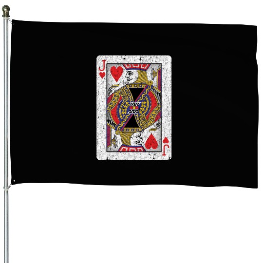 jack of hearts playing card House Flags
