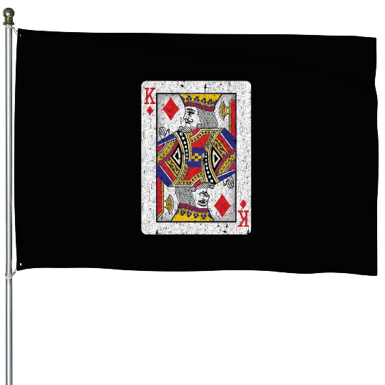 king of diamonds playing card House Flags