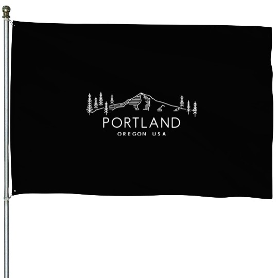 Portland Oregon USA House Flags