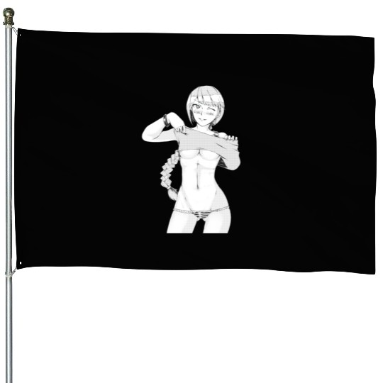 hen Manga Anime Waifu japanese sexy Girl Ahegao House Flags