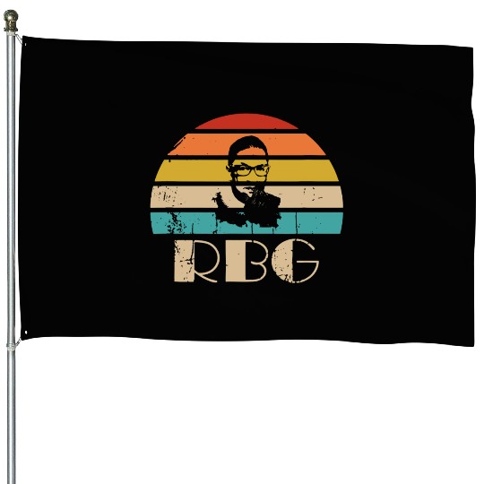 Vintage Notorious RBG House Flags Ruth Bader Ginsburg