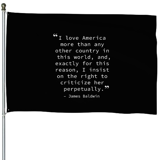 James Baldwin on America House Flags