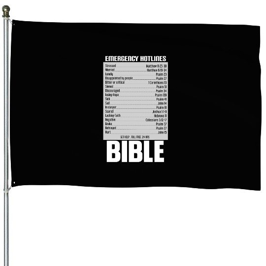 Bible Hotline House Flags