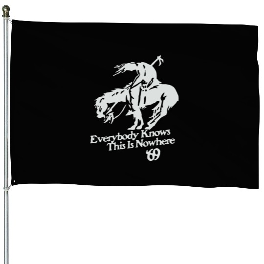 Neil Young And Crazy Horse Rock End Of The Trail H House Flags