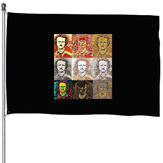 Unique Portrait Reveals Young Edgar Allan Poe House Flags