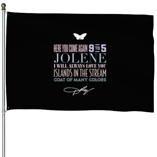 Dolly Parton Greatest Hits House Flags