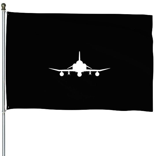 F-4 Phantom II Military Fighter Jet House Flags