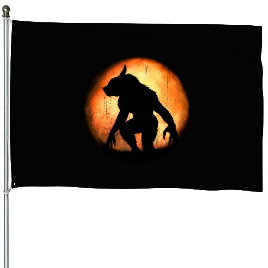 Werewolf House Flags