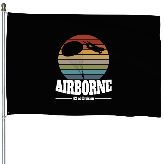 82nd AIRBORNE Division US Army House Flags