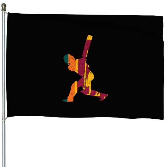 Sri Lanka Cricket Cricketplayer Batsman House Flags