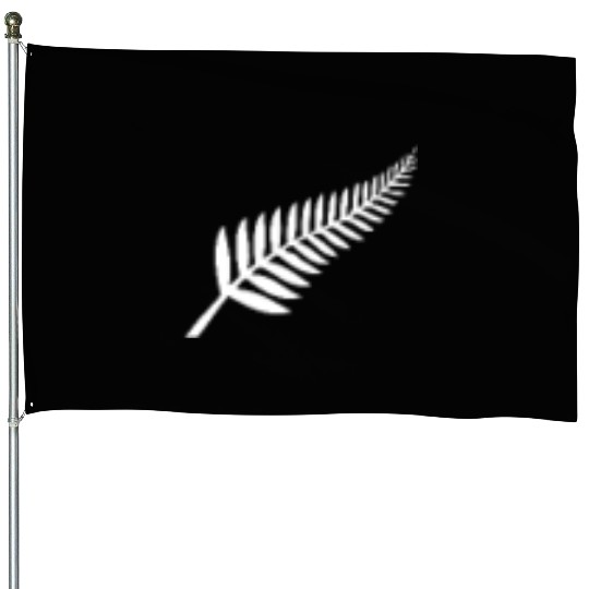 New Zealand's Silver Fern for Kiwis House Flags